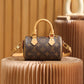 M81086 mini speedy monogram Handbag shoulder bag Leather Small size