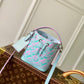 M81626 Handbag shoulder bag cross body bags calfskin dirty blue Embossing