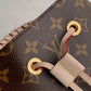 N40344 Neonoe BB Azur Bucket bag pink inside real leather trim