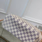 N41362 NEVERFULL PM Damier Azur apricot inside subaxillary bag Handbag damier