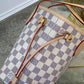 N41363 NEVERFULL PM Damier Azur pink inside Handbag subaxillary bag
