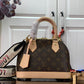M53152 Alma BB 25cm apricot calfskin Monogram