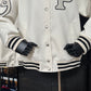 PR CANVAS BOMBER JACKET WITH PATCHES WHITE 292230 152I F0304 S OOO