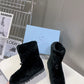 PD SHEARLING BOOTIES BLACK 1U258N 173 F0002  F ZF20
