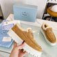 PD SUEDE LOAFER BOOTIES ECRU 1D245N 3I2M F0379 F ZB45
