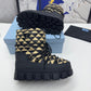 PD NYLON GABARDINE APRÈS SKI BOOTIES BLACK BEIGE