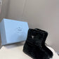 PD SHEARLING BOOTIES BLACK 1U258N 173 F0002  F ZF20