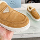PD SUEDE LOAFER BOOTIES ECRU 1D245N 3I2M F0379 F ZB45