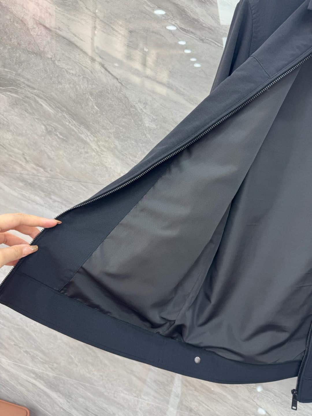 PR TECHNICAL POPLIN JACKET BLUE