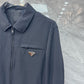 PR TECHNICAL POPLIN JACKET BLUE