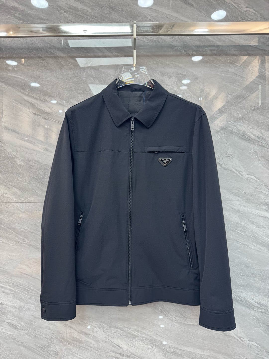 PR TECHNICAL POPLIN JACKET BLUE