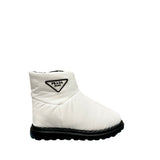 PD NYLON FABRIC BOOTIES WHITE