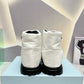 PD NYLON FABRIC BOOTIES WHITE