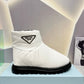 PD NYLON FABRIC BOOTIES WHITE