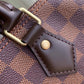 Speedy 30cm N41364 Damier Ebene canvas cross body bags shoulder bag Travel bag