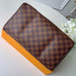 Speedy 30cm N41364 Damier Ebene canvas cross body bags shoulder bag Travel bag