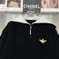 LV CHUNKY HALF ZIP PULLOVER BLACK 1AHC11
