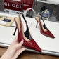 GG SIGNORIA SLINGBACK PUMP IN ROSSO ANCORA RED 783821 BNC80 6207