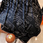 CC ARTISTIC ICONS SQUARE SCARF BLACK 90CM