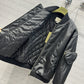GG NYLON BOMBER JACKET WITH HEART POCKET BLACK