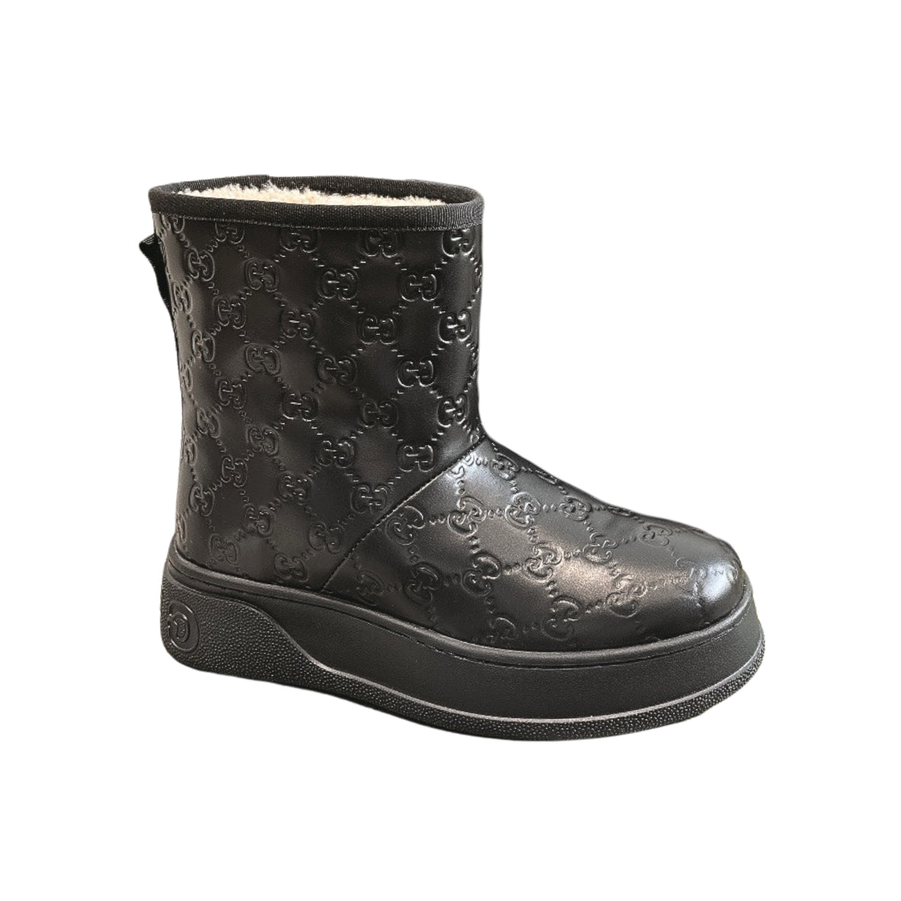 GG WOMEN’S BOOT GG LEATHER BLACK