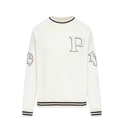 PR SWEATSHIRT WITH LOGO IN WHITE 134709SOOO1509