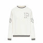PR SWEATSHIRT WITH LOGO IN WHITE 134709SOOO1509