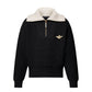 LV CHUNKY HALF ZIP PULLOVER BLACK 1AHC11