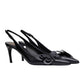 VO GARAVANI PAPIER PHALÈNE SLINGBACK PUMPS BLACK