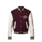 LV EMBROIDERED CALFSKIN VARSITY JACKET BORDEAUX 1AGJCC