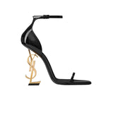 YSL OPYUM SANDALS IN BLACK 5576620NPKK1000