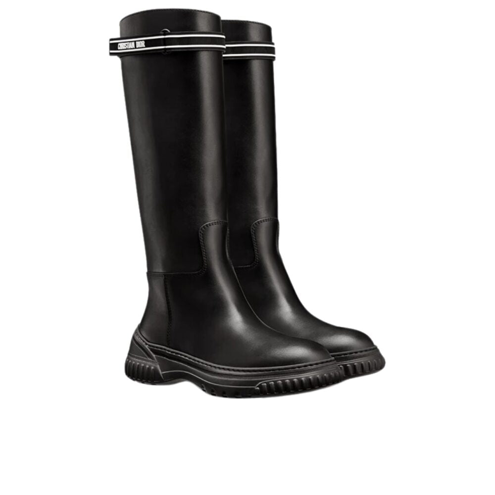 DD D RACER BOOT CALFSKIN BLACK KDI781VEA S17X