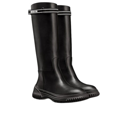DD D RACER BOOT CALFSKIN BLACK KDI781VEA S17X