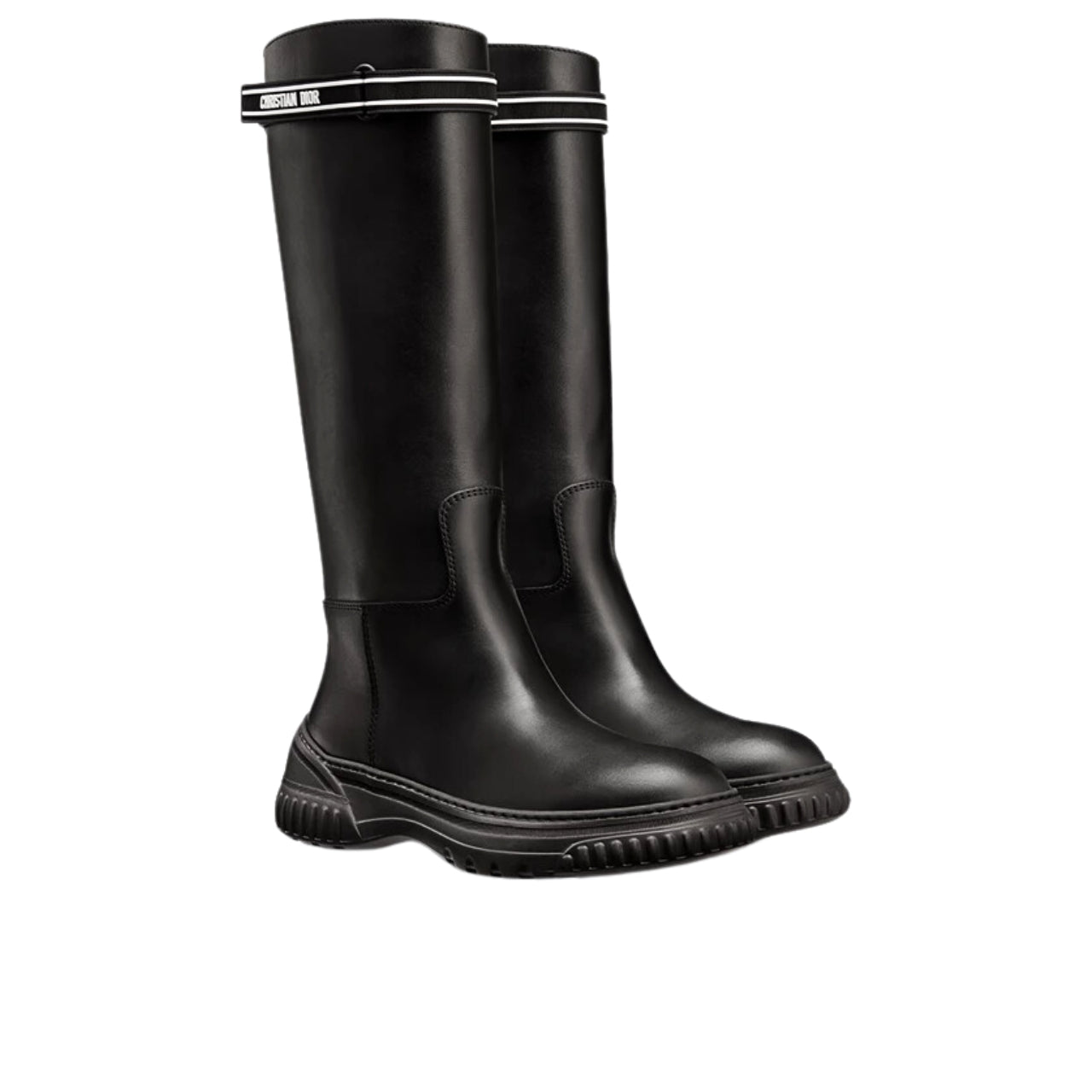DD D RACER BOOT CALFSKIN BLACK KDI781VEA S17X