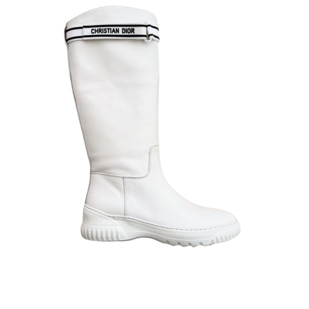 DD D RACER BOOT CALFSKIN WHITE