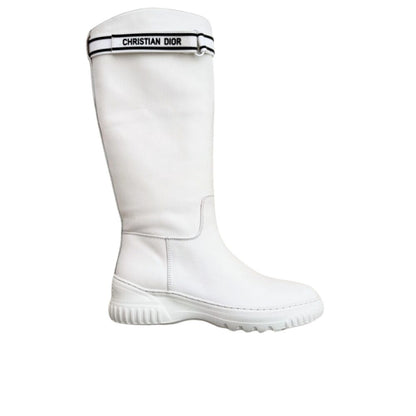 DD D RACER BOOT CALFSKIN WHITE
