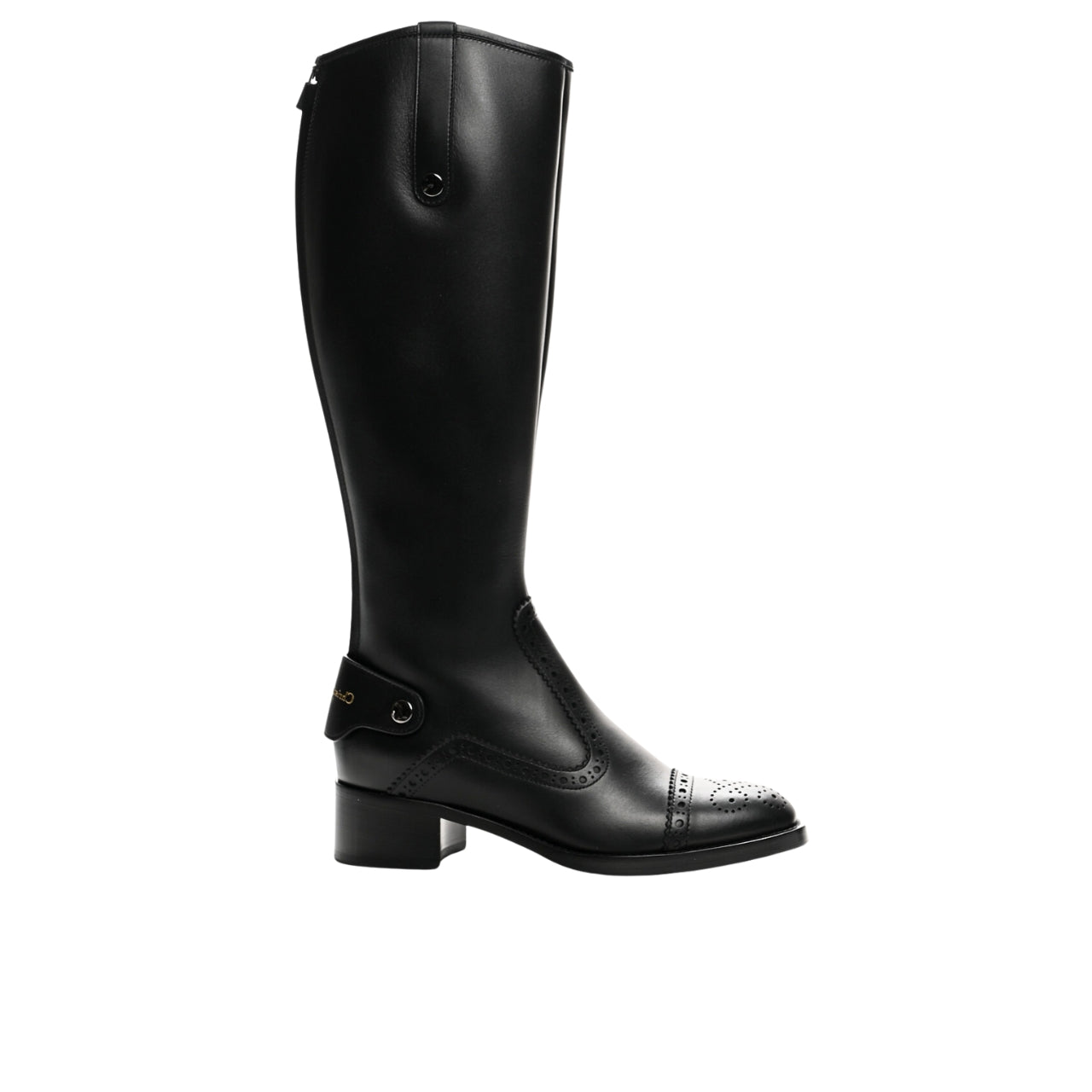 DD D FOLK BOOT CALFSKIN BLACK