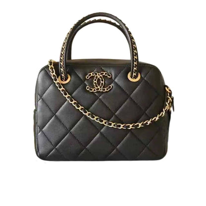 CC 25C CHAIN HANDLE BOWLING BAG BLACK 18CM