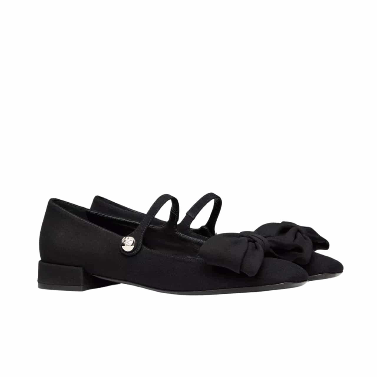 VO GARAVANI BOWJANE MARY JANE BALLERINA IN BLACK 5W0S0KI3JIV 0NO