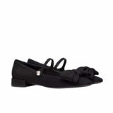 VO GARAVANI BOWJANE MARY JANE BALLERINA IN BLACK 5W0S0KI3JIV 0NO