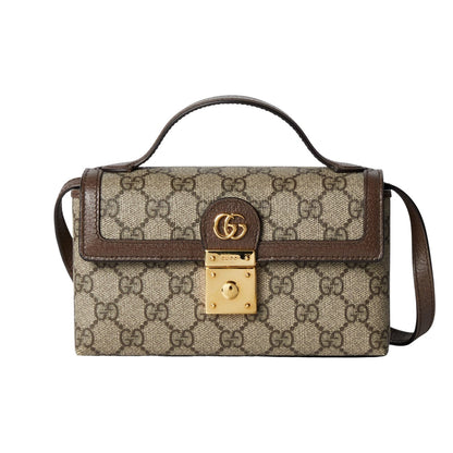 GG OPHIDIA MINI BAG BEIGE 18CM 772314 K9GSG 8367