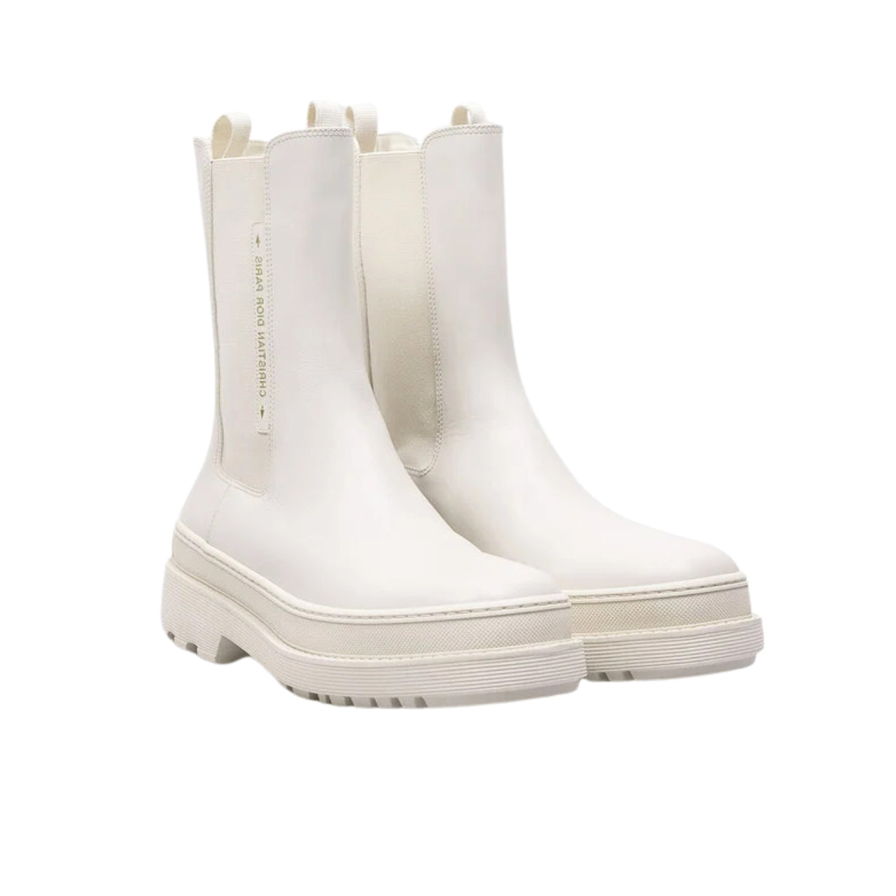 DD TRIAL ANKLE BOOTS LEATHER WHITE