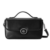 GG PETITE GG SMALL SHOULDER BAG BLACK 27CM 739721 AABSG 1000