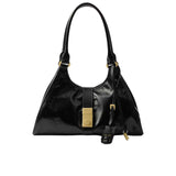 PR MEDIUM LEATHER TOTE BAG BLACK 32CM