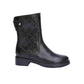 GG WOMEN'S GUCCISSIMA SHORT ZIP BOOTS BLACK