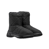 DD FROST ANKLE BOOT BLACK QUILTED NYLON BLACK