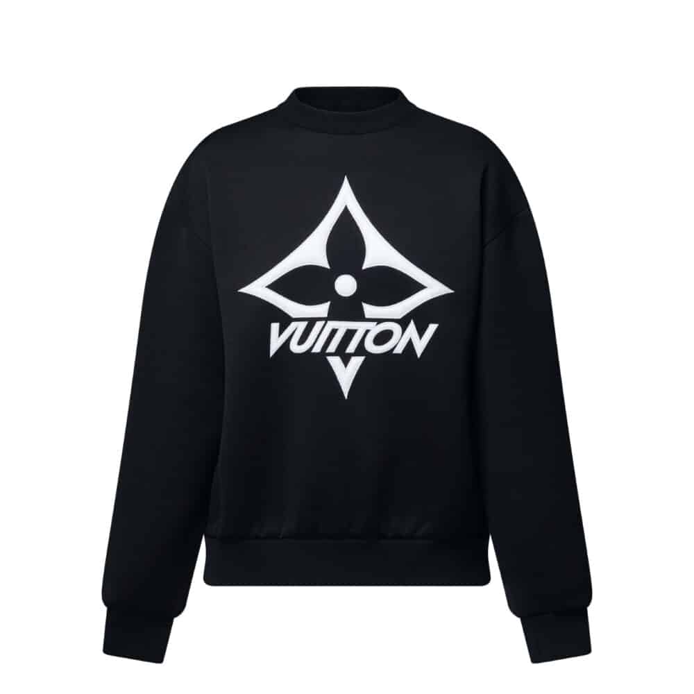 LV SWEATSHIRT LONG SLEEVES BLACK 1AGHHC