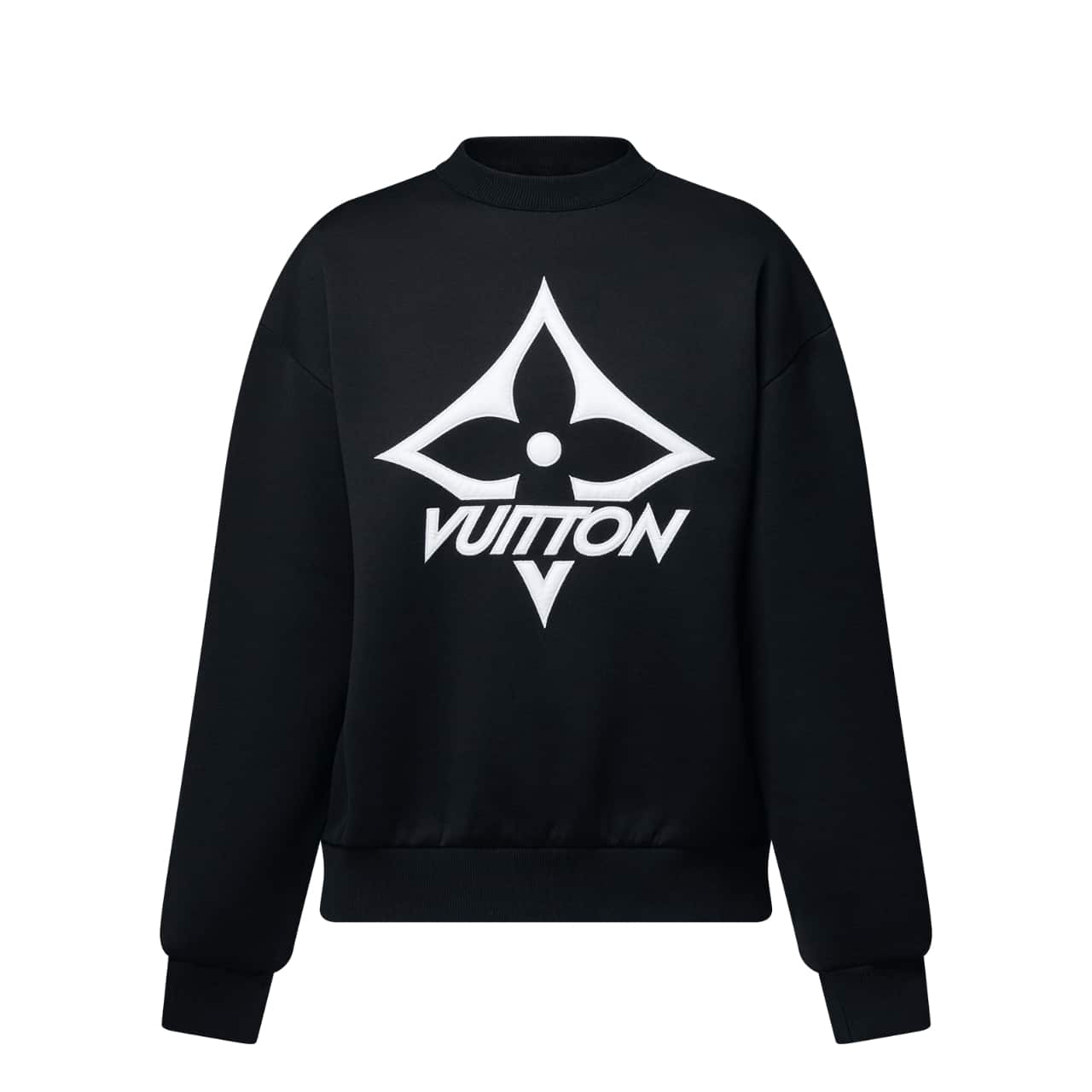 LV SWEATSHIRT LONG SLEEVES BLACK 1AGHHC