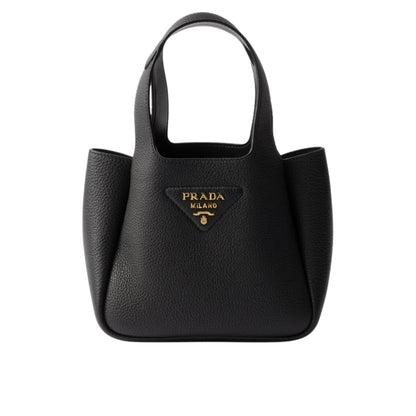 PR LEATHER MINI HANDBAG BLACK 18CM 1BA349 2DKV F0632 V ONO