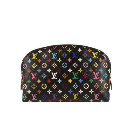 LV X MURAKAMI COSMETIC POUCH PM MONOGRAM BLACK 19CM